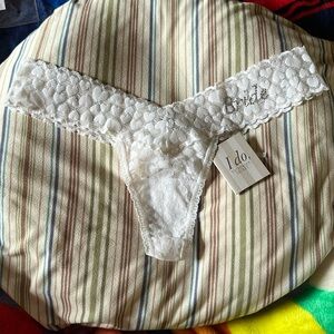Victoria’s Secret The Lacie Bride Thong Panties